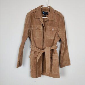 Relativity Women's Tan Leather Jacket Size Large